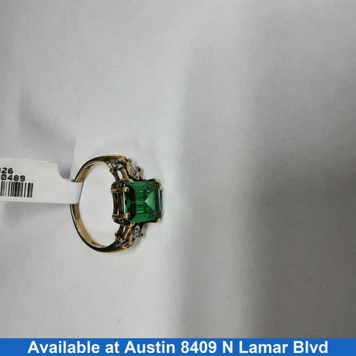 Women's Ring - Yellow Gold 10k (.417) 3.5 grams Size 10.5