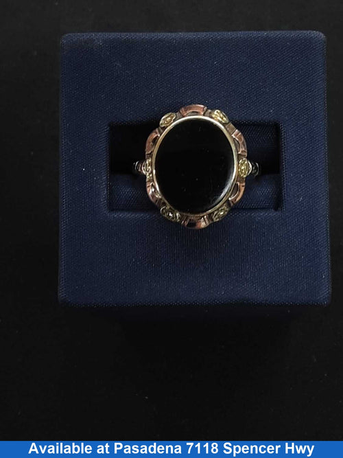 Women's Ring - Yellow Gold 10k (.417) 3.2 grams Size 20