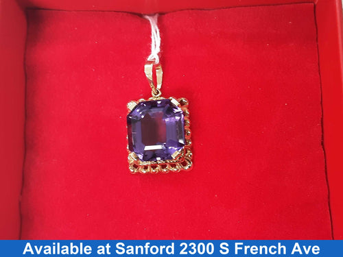 Diamond Pendant - Yellow Gold 14k (.585) 7.1 grams