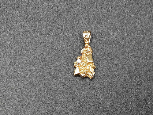 Nugget Pendant - Yellow Gold 14k (.585) 2.7 grams