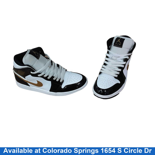 Jordan 852542-007 Jordan Mid Patent Black