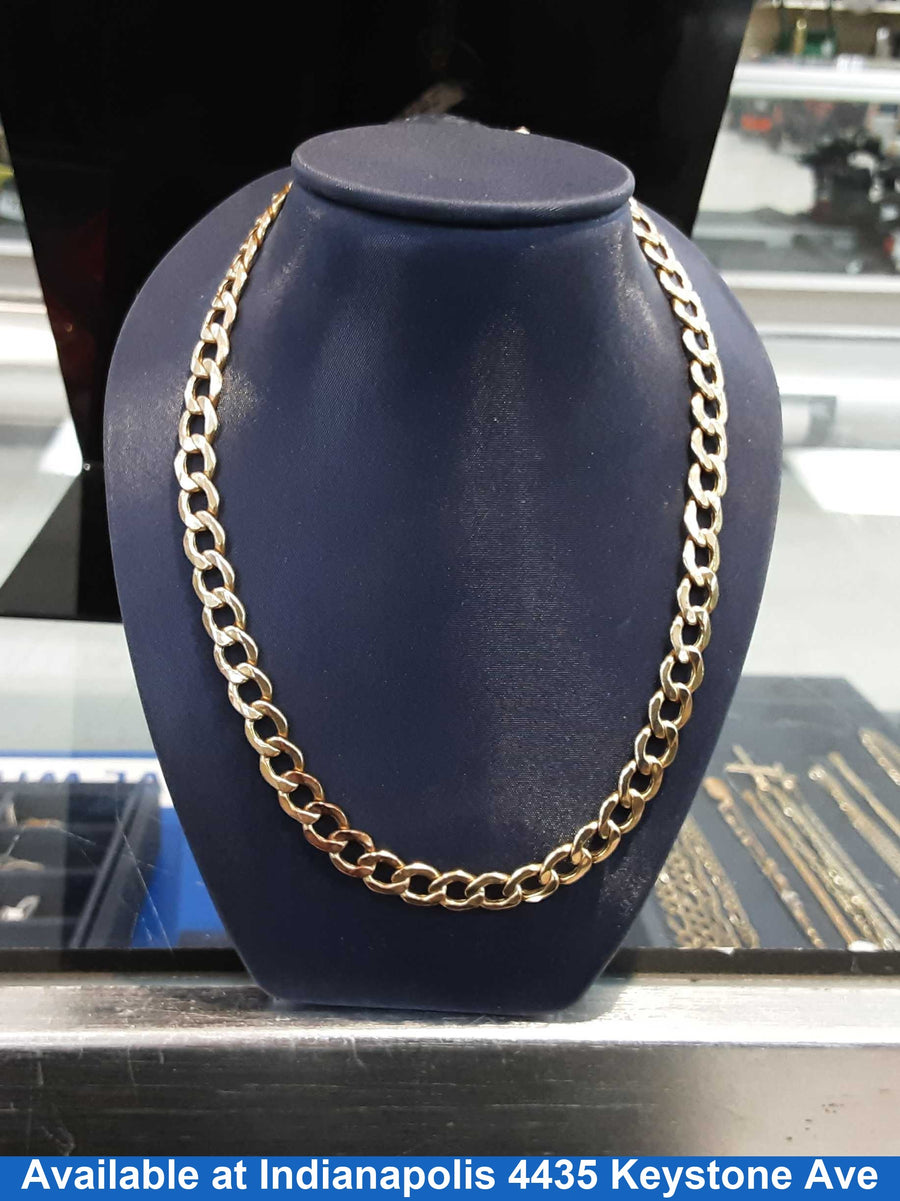 Cuban Link Chain - Yellow Gold 10k (.417) 14.6 grams 24 inch