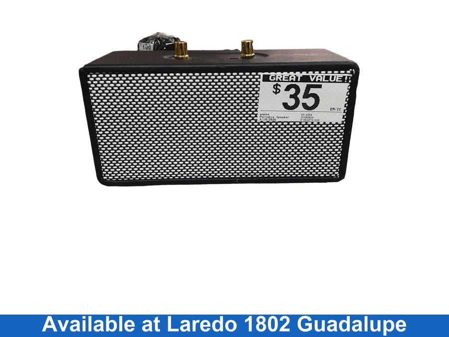 Amped Sp-0254 Black Portable Speaker