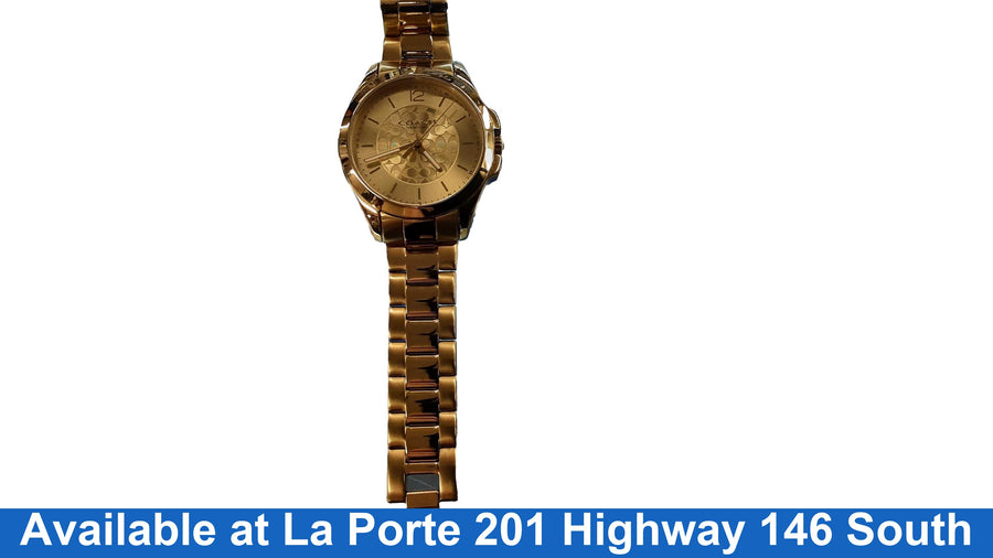 Coach Bg169g Gold Regular Watch
