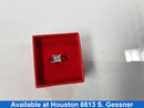 Women's Ring - Solitaire - White Gold 14k (.585) 4.4 grams Size 7.5