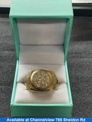 Men's Ring - Yellow Gold 14k (.585) 14.2 grams Size 11.5