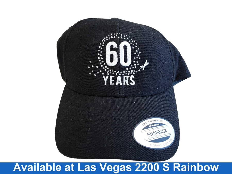 Snapback 60 Years Black Hat