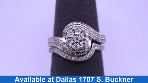 Ring - Wedding Set - Silver 4.9 grams Size 7