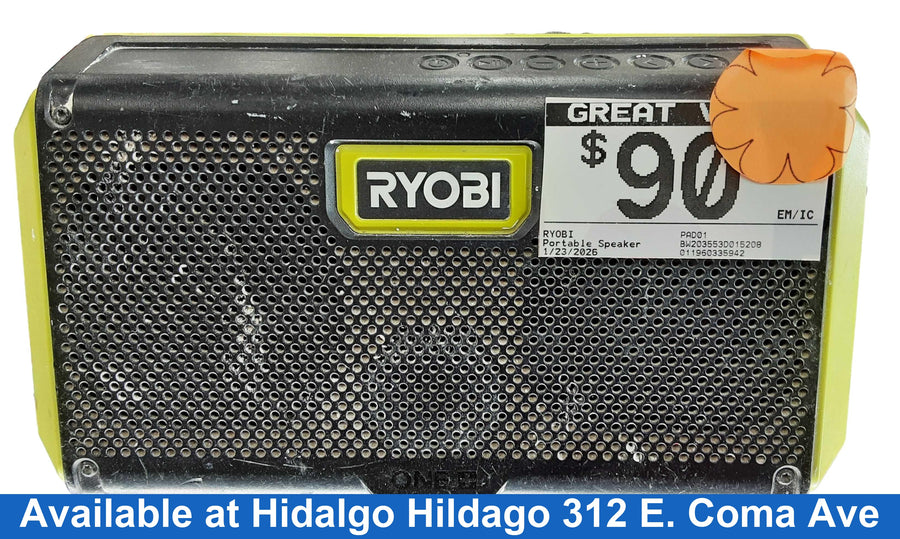 Ryobi Pad01 Green Portable Speaker