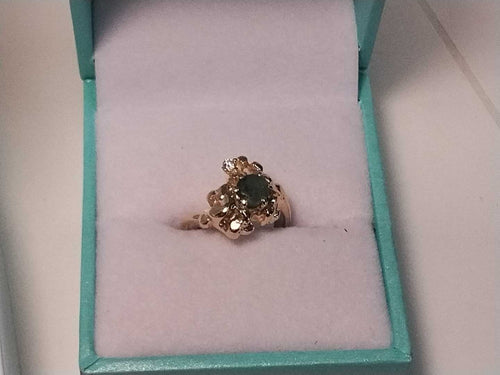 Women's Ring - Yellow Gold 10k (.417) 2.6 grams Size 3