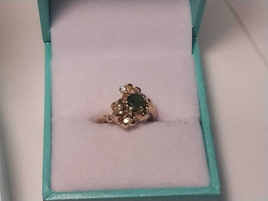 Women's Ring - Yellow Gold 10k (.417) 2.6 grams Size 3