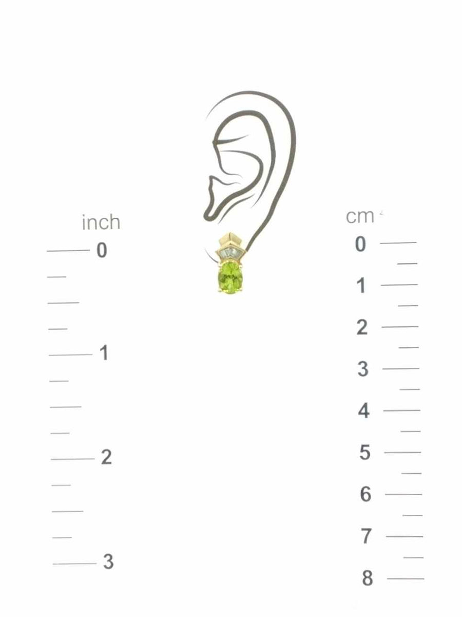 Earrings - Yellow Gold 14k (.585) 4.2 grams