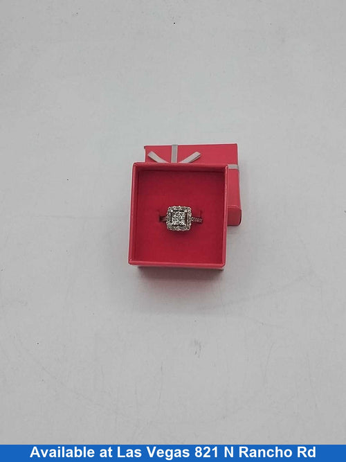 Women's Ring - White Gold 10k (.417) 4 grams Size 7