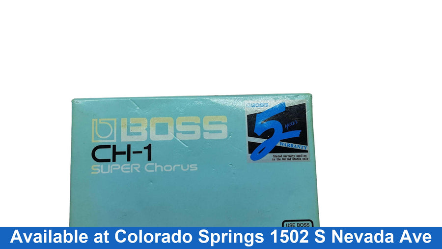 Boss Super Chorus Ch-1 Blue Midi Foot / Pedalboard Controller