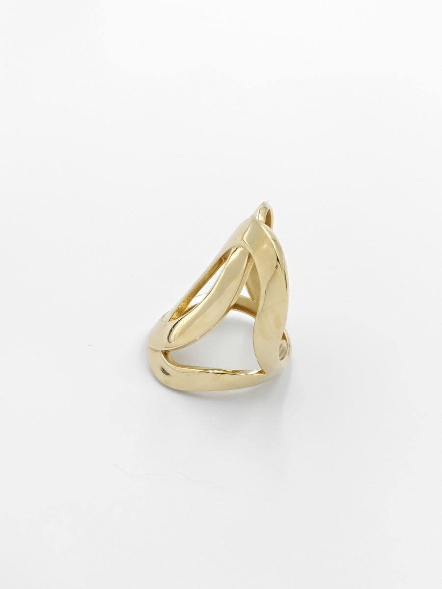 Women's Ring - Yellow Gold 18k (.750) 3.9 grams Size 6.5