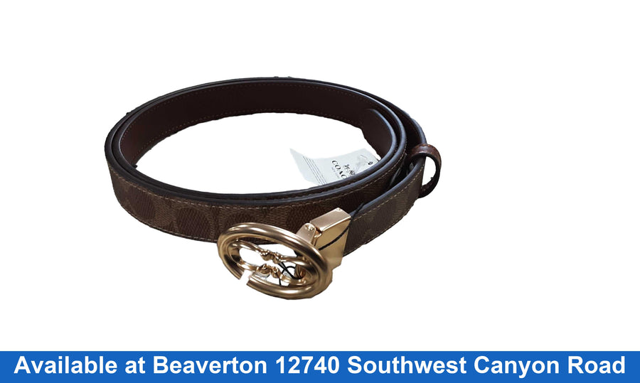 Coach Cz196 Brown Belt / Buckle
