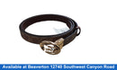 Coach Cz196 Brown Belt / Buckle