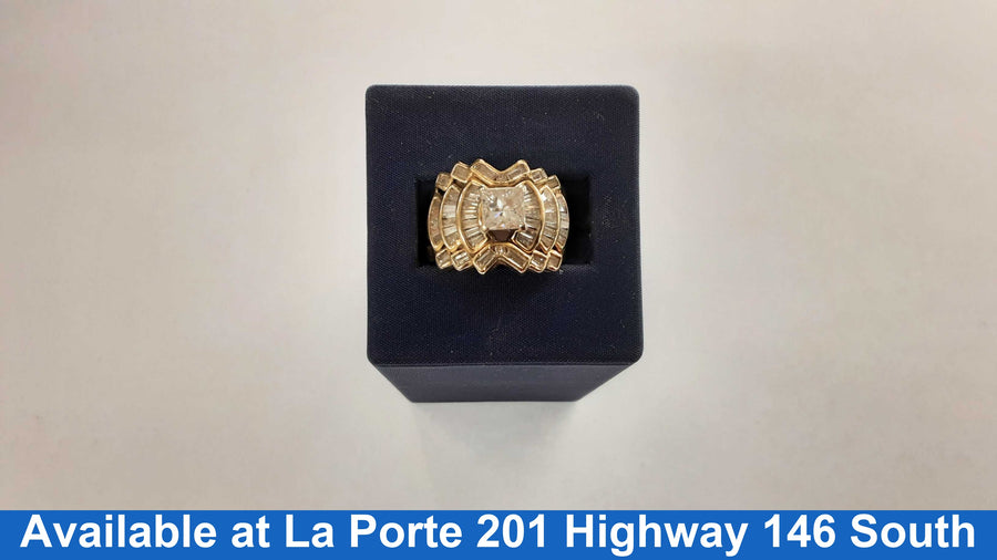Women's Ring - Yellow Gold 14k (.585) 12.7 grams Size 7