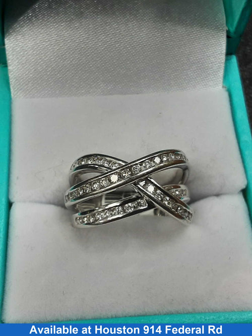 Women's Ring - White Gold 14k (.585) 7.3 grams Size 7