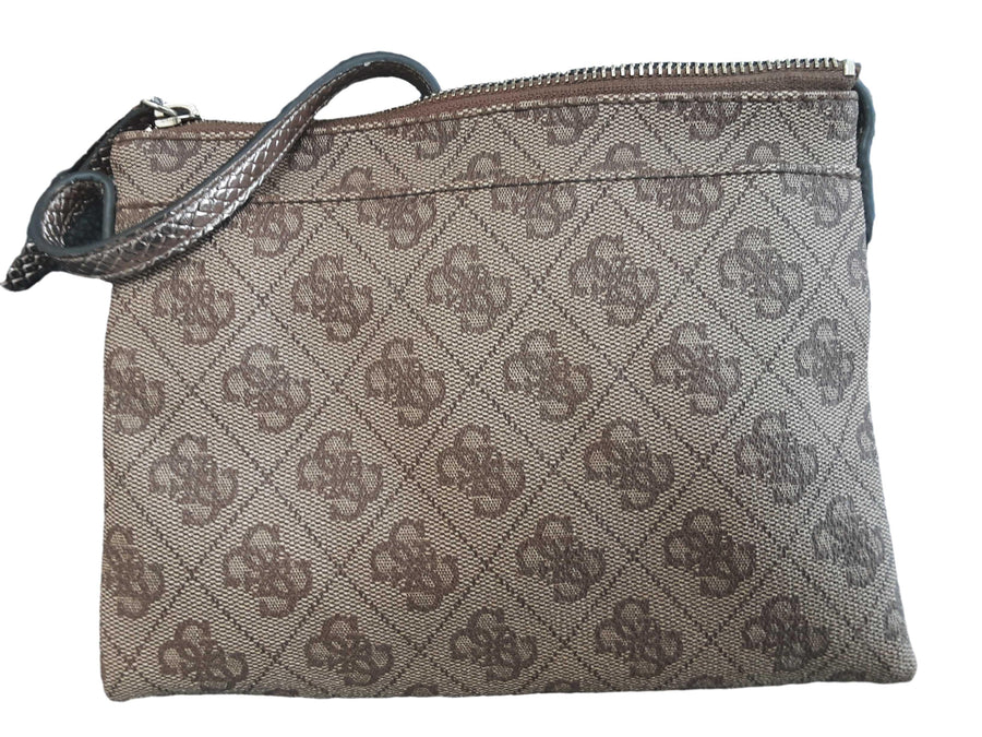 Guess Mini Marrom Beige / Tan Purse / Handbag