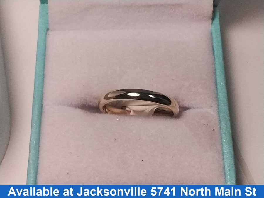Ring - Wedding Band - Yellow Gold 14k (.585) 1.9 grams Size 6