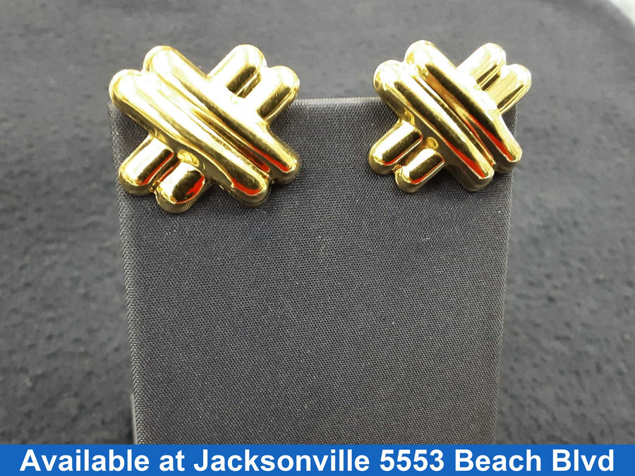 Earrings - Yellow Gold 10k (.417) 5.1 grams