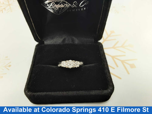 Women's Ring - Anniversary - White Gold 10k (.417) 2.4 grams Size 7