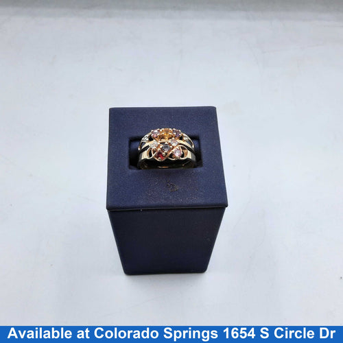 Women's Ring - Yellow Gold 14k (.585) 6 grams Size 7.5