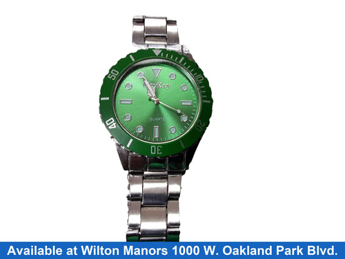 Mcykcy Green Regular Watch