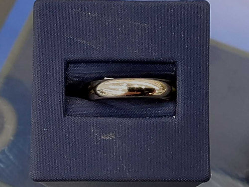 Ring - Wedding Band - White Gold 14k (.585) 4.6 Grams Size 8.5