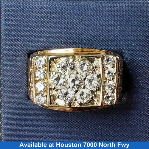 Men's Ring - Yellow Gold 14k (.585) 13.6 grams Size 13