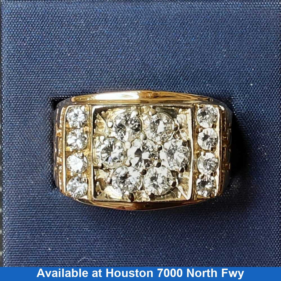 Men's Ring - Yellow Gold 14k (.585) 13.6 grams Size 13