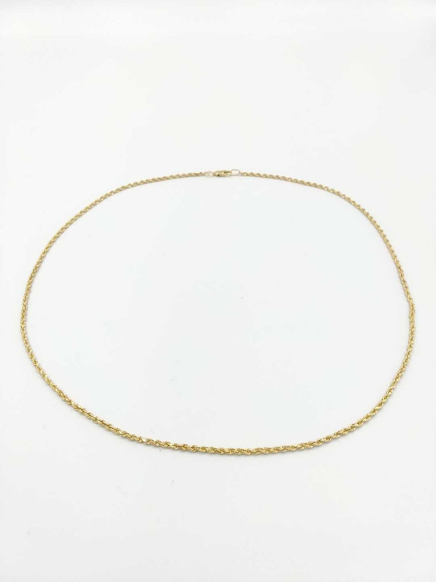 Rope Chain - Yellow Gold 14k (.585) 10.2 grams 22 inch