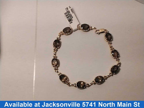 Tennis Bracelet - Yellow Gold 14k (.585) 11.11 grams 8 inch