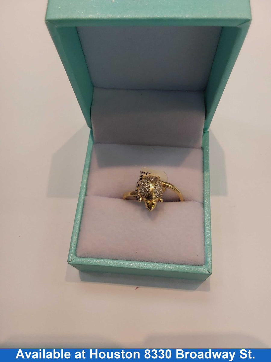 Women's Ring - Yellow Gold 14k (.585) 2.1 grams Size 8