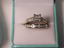 Ring - Wedding Set - Yellow Gold 14k (.585) 7.2 grams Size 9.5