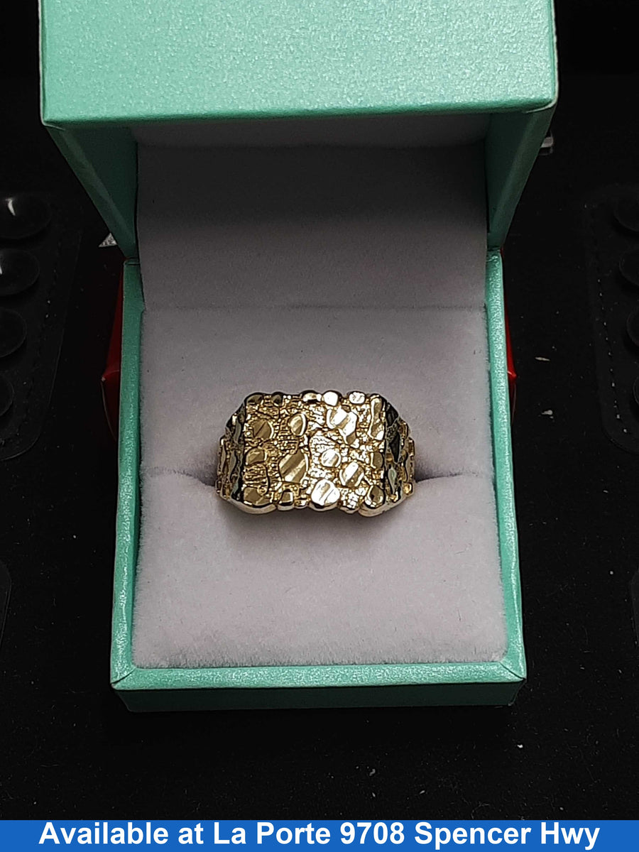 Men's Ring - Yellow Gold 14k (.585) 5 Grams Size 10