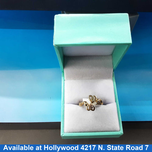 Women's Ring - Yellow Gold 10k (.417) 2 grams Size 6