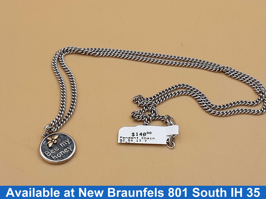 James Avery Chain W/retired Bee My Honey Charm