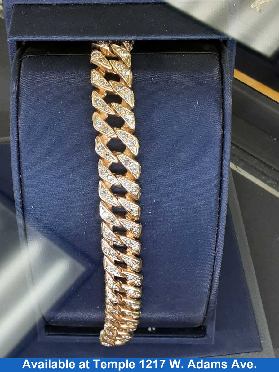 Bracelet - Yellow Gold 14k (.585) 100.7 grams 8 inch