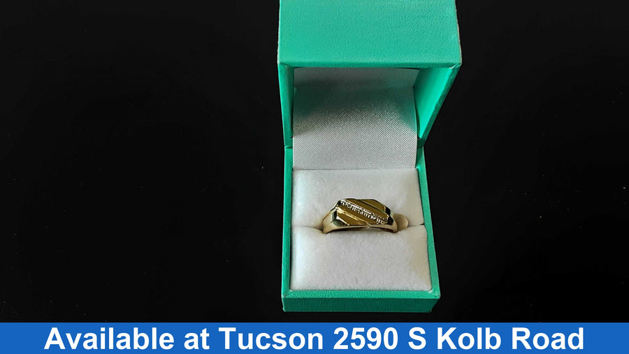 Men's Ring - Yellow Gold 10k (.417) 3.8 grams Size 9