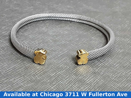 Bangle Bracelet - White Gold 18k (.750) 8.8 grams 6 inch