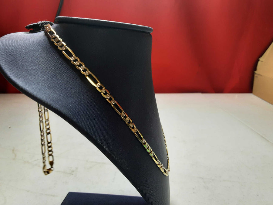 Figaro Chain - Yellow Gold 14k (.585) 17.7 grams 23 inch