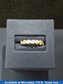 Women's Ring - Anniversary - Yellow Gold 10k (.417) 2.3 grams Size 20