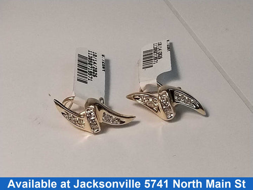 Earrings - Yellow Gold 14k (.585) 4.9 grams