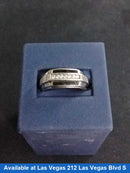 Men's Ring - White Gold 10k (.417) 5.9 grams Size 9