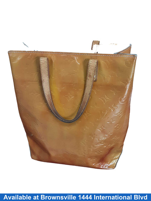 Louis Vuitton Vernis Reade Mm Yellow Purse / Handbag