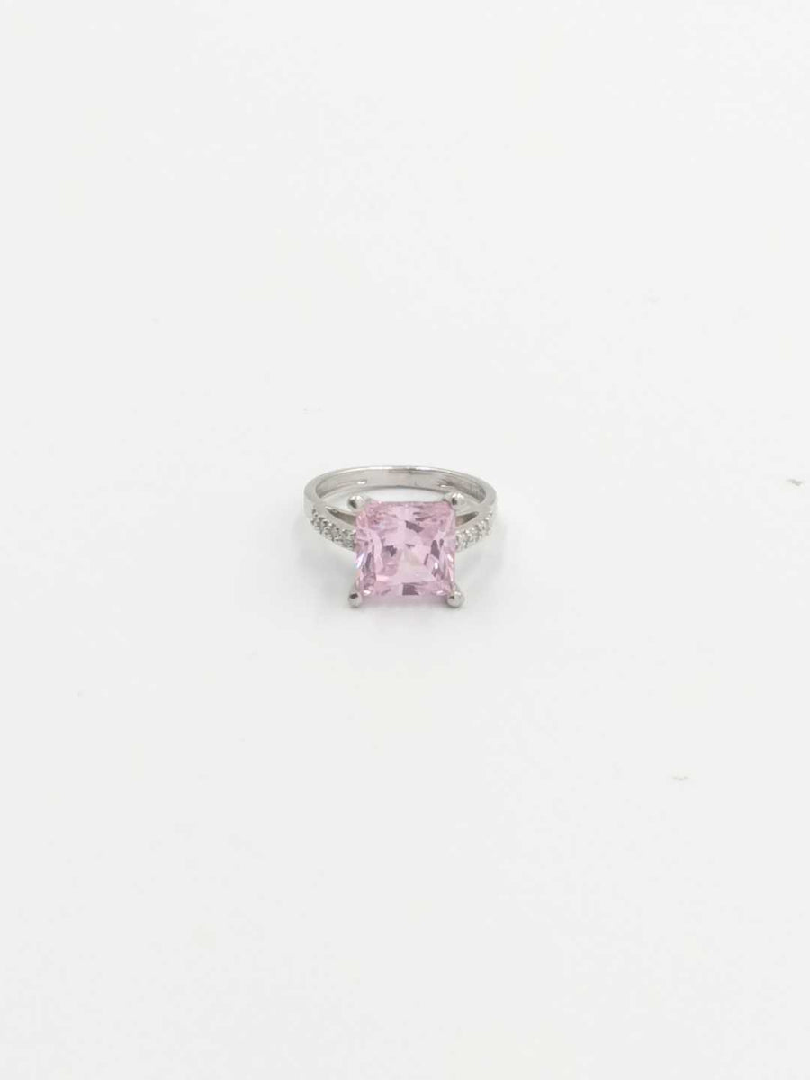 Women's Ring - Solitaire - White Gold 14k (.585) 3.8 grams Size 6