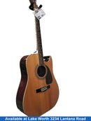Fender Dg-27sce Brown Acoustic / Electric Classic Guitar