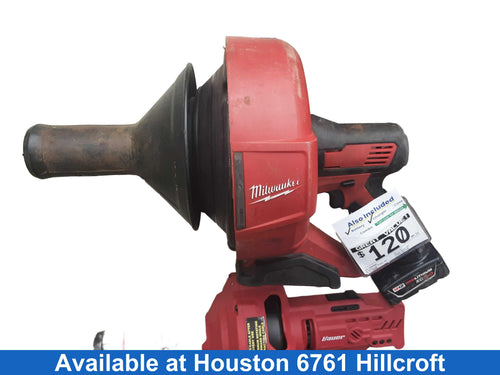Milwaukee 2571-20 Red Electric Drain Snake